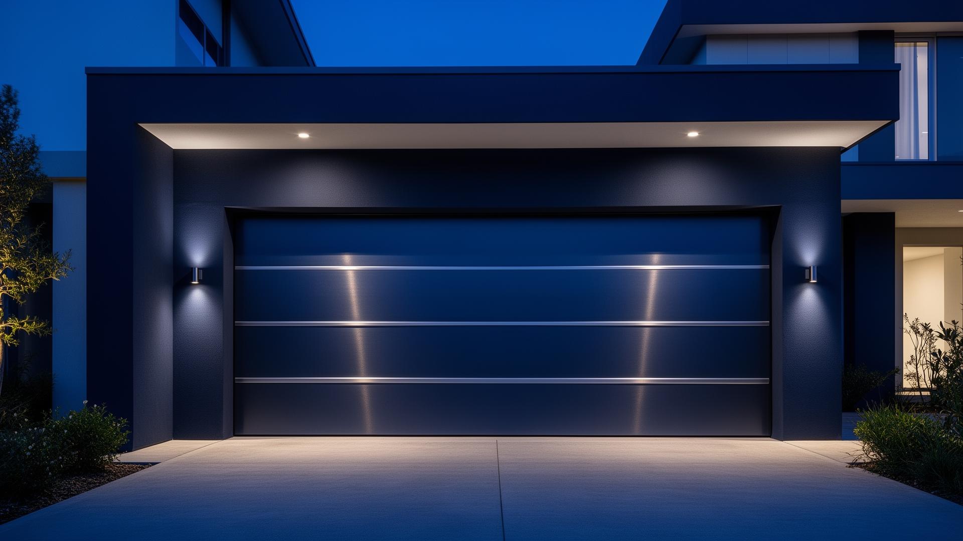 Modern garage door installation by Garage Door Grifton
